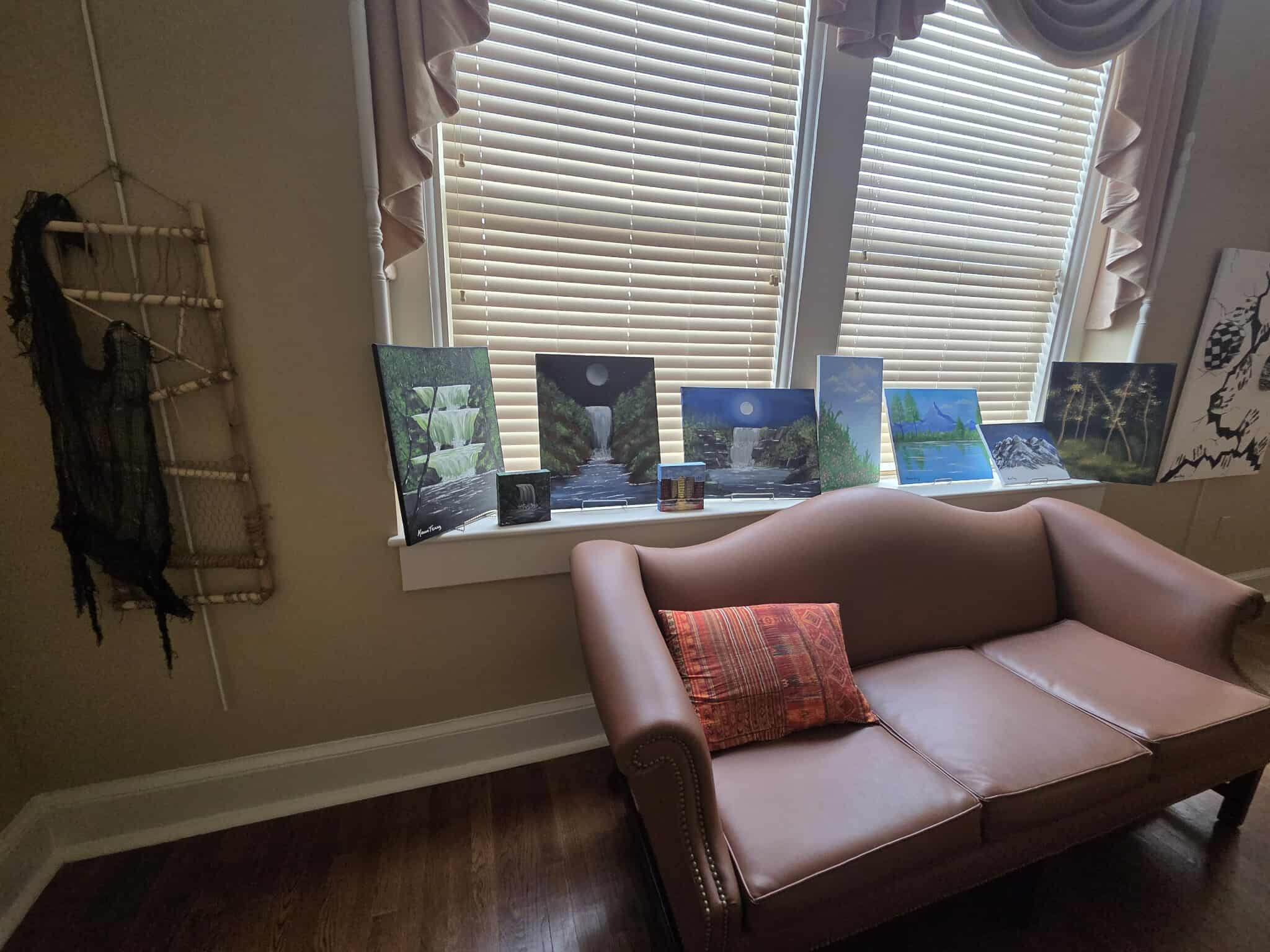 Mug of Sisterly Love art of two hands holding a mug