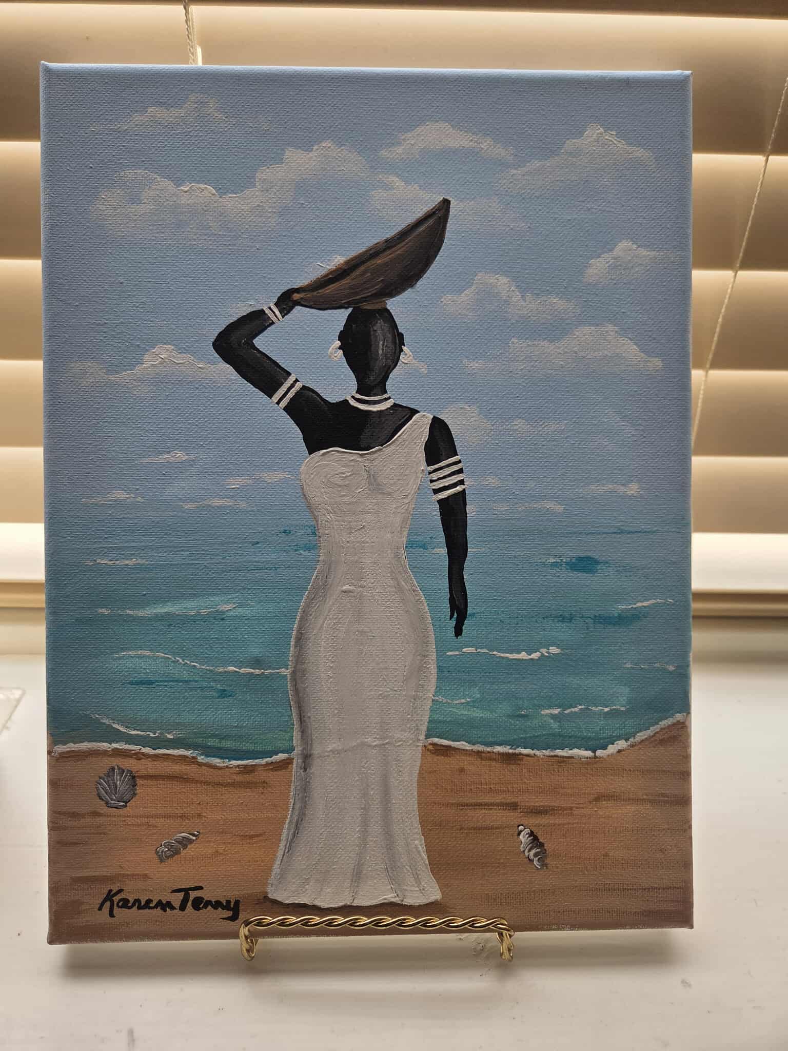 Mug of Sisterly Love art of two hands holding a mug